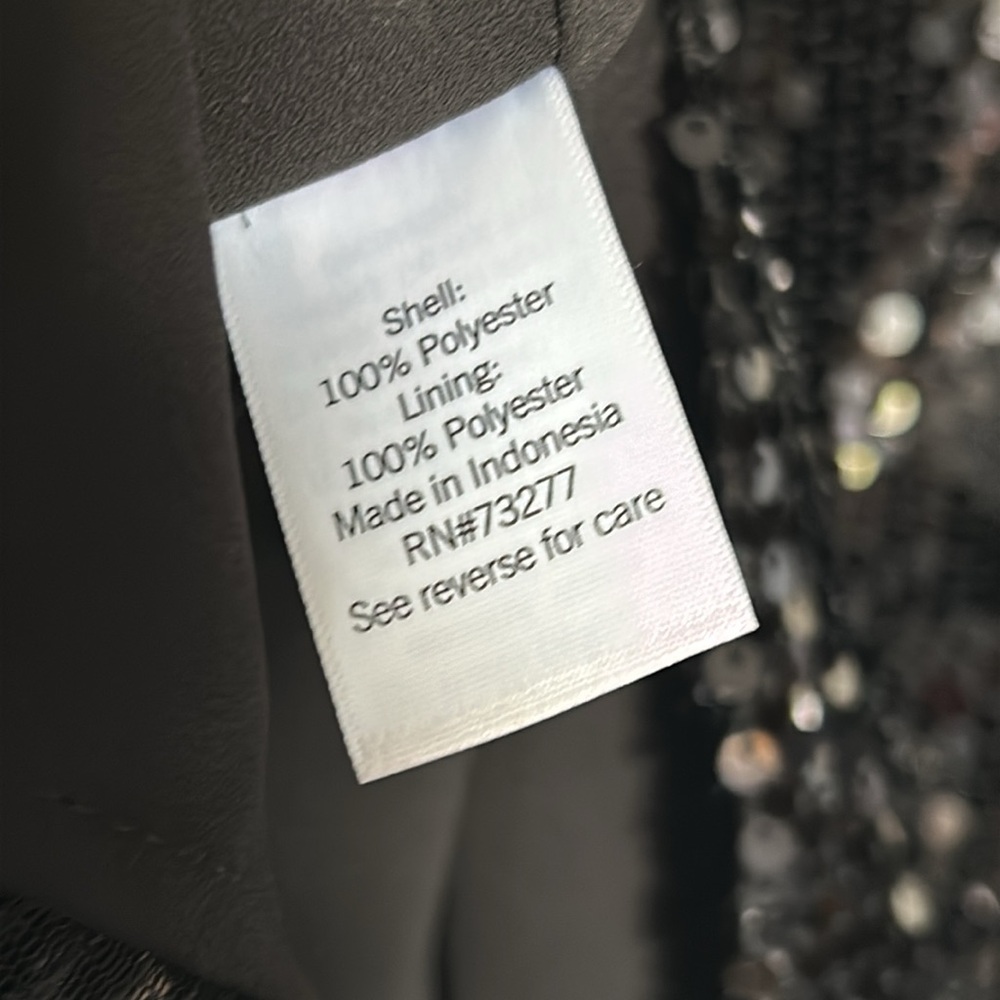 Nine West Black Sequin Tank Top - Picture 6 of 6